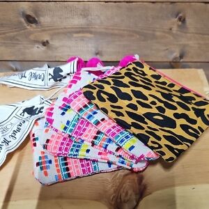 Camel Threads Coin Pouch Makeup Bags Lot (5) Bulk Stocking Stuffers Party Favors